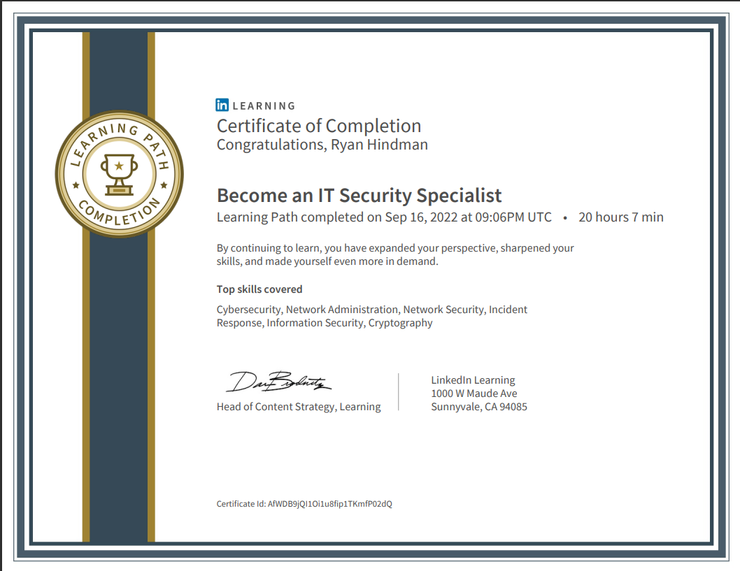 Become an IT Security Specialist