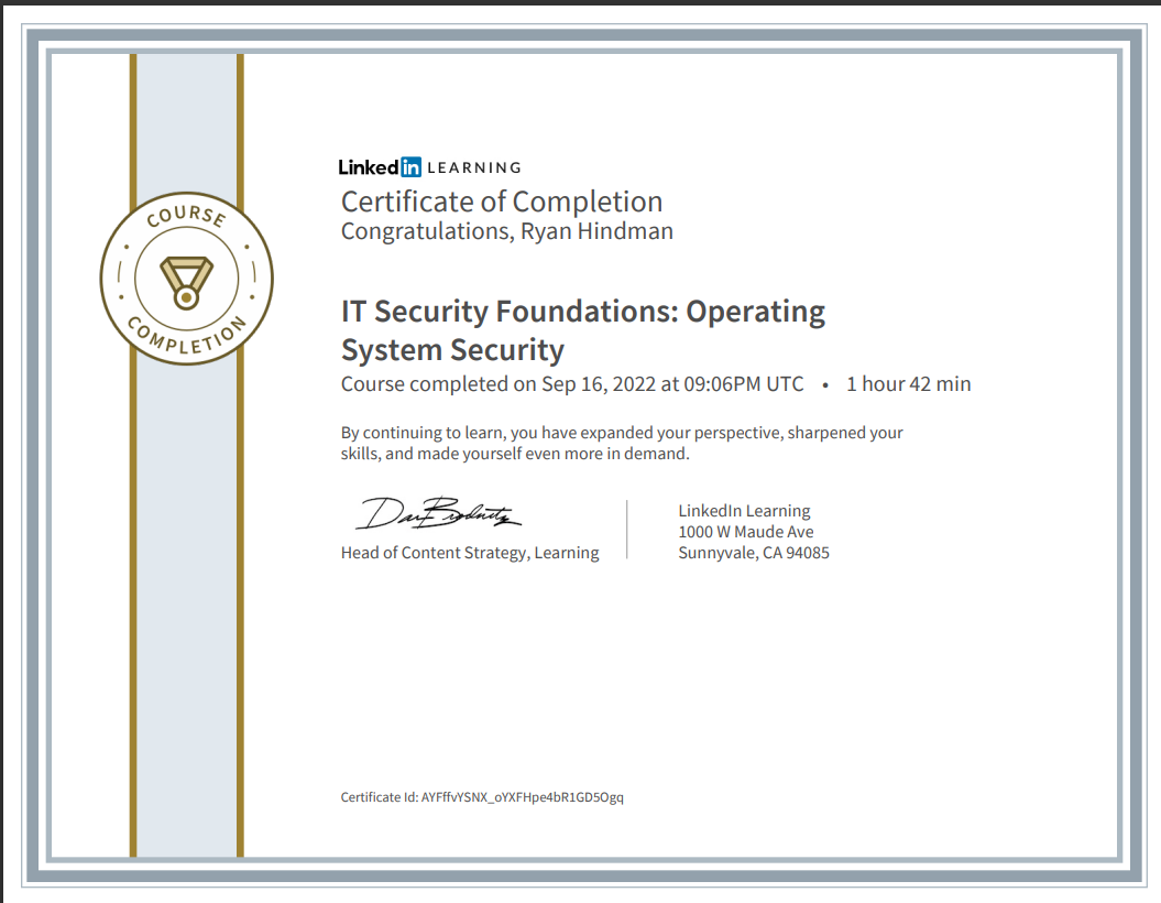 IT Security Foundations: Operating System Security